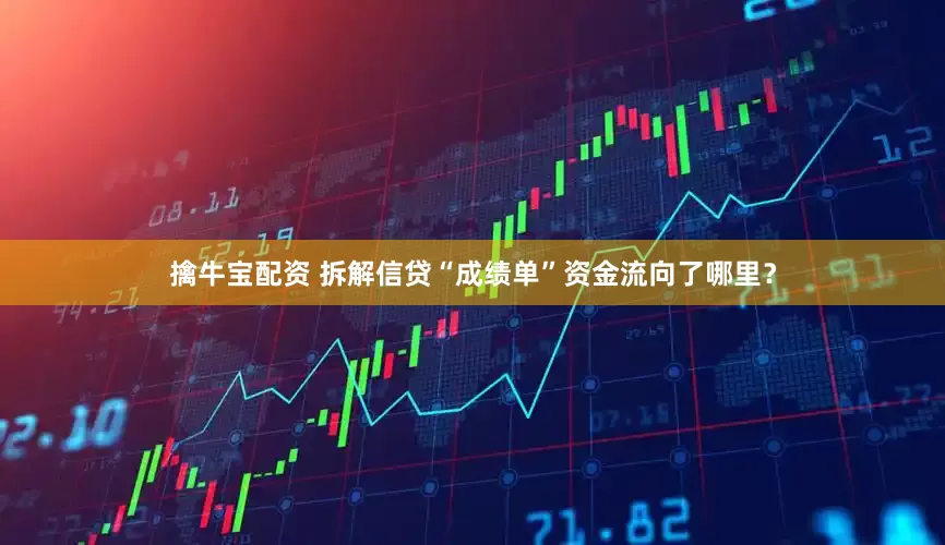 擒牛宝配资 拆解信贷“成绩单”资金流向了哪里？